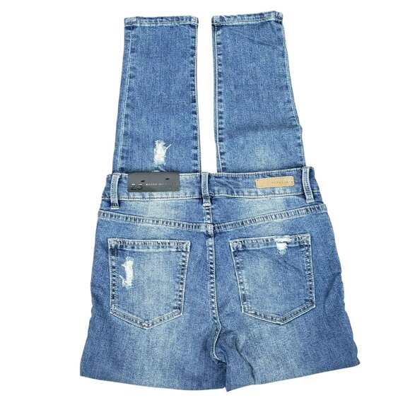 NEW Sanctuary High Rise Distressed Ankle Robbie Rip Repair Jeans - Picture 4 of 8